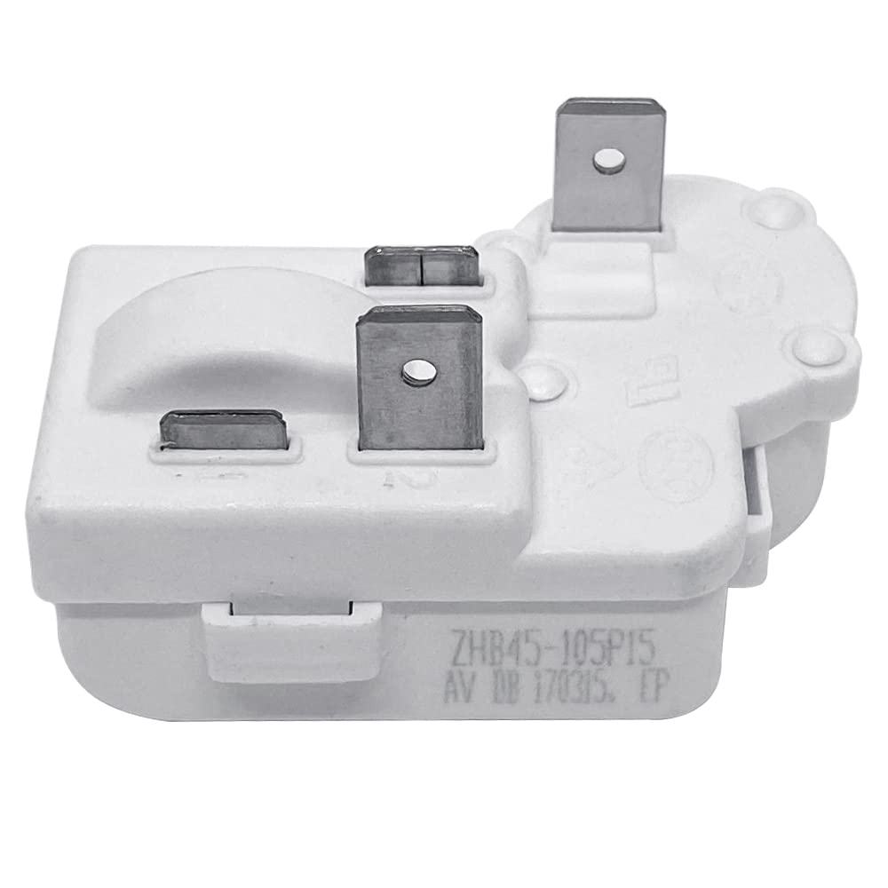 2Pin Refrigerator Over Load Protector Compressor Ptc Starter Relay Freezer Start Relay Replacement For Danby Haier Midea Mini Fridge Zhb69-120P15, Zhb60-120P4.7, Zhb60-120P15, Zhb45-105P15